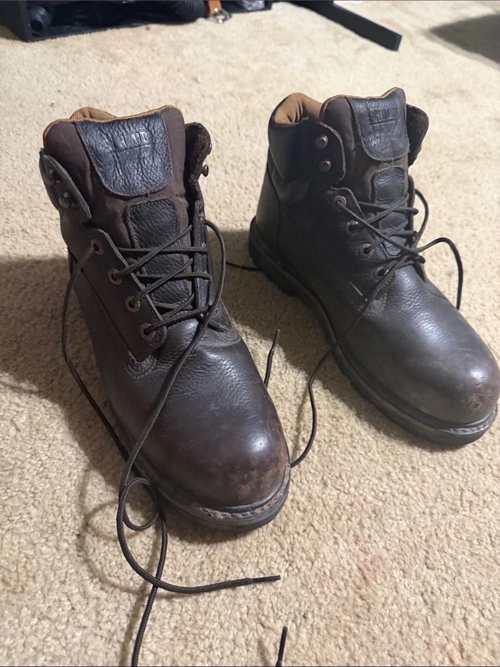 Ariat Men's Brown Leather Work Boots